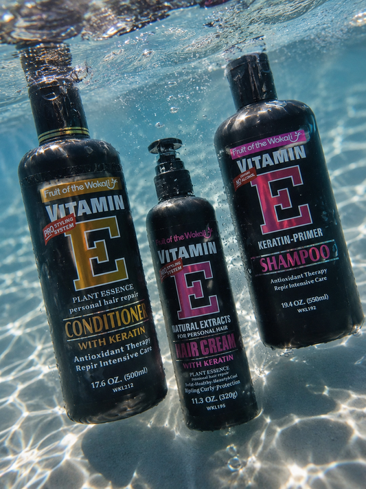 Kit Vitamine E à la Kératine – Pousse & Réparation Cheveux