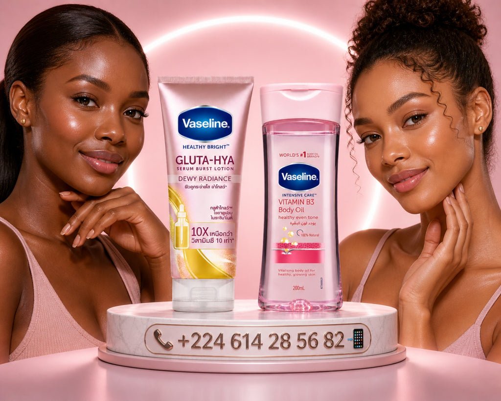 Vaseline Gluta-Hya + Vitamin B3 Body Oil – Duo Parfait Pour Une Peau Éclatante